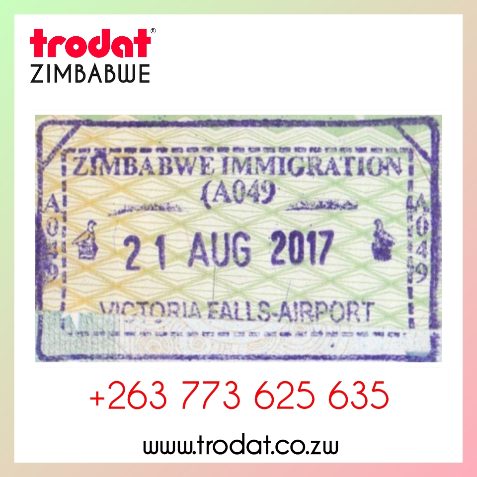 Zimbabwe Immigration Date Stamp +263773625635 